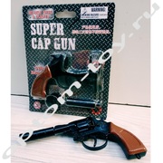 Детский пистолет с глушителем SUPER CAP GUN оптом