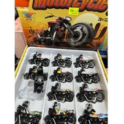 Игрушечные мотоциклы для детей MOTORCYCLE, набор 12 шт.