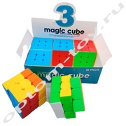 Кубик Рубика MAGIC CUBE, 3 см., набор 6 шт., оптом