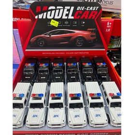 Металлические машинки для детей MODELCAR СПЕЦСЛУЖБЫ оптом, набор 12 шт.