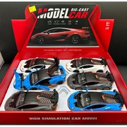 Металлические детские машинки MODELCAR ЛАМБОРГИНИ оптом, набор 6 шт.