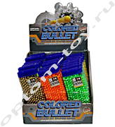 Пластиковые пульки COLORED BULLET, для детского оружия, набор 24 шт., оптом