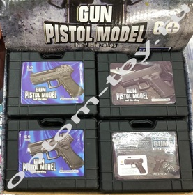 Детские пистолеты, с пульками, GUN PISTOL MODEL, набор 12 шт., оптом